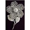 Image 1 : 1940's Coro Silver Tone BROOCH #1948624