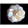 Image 1 : Huge Multi Layered MOP Flower Brooch #1948892