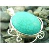 Image 1 : Natural Turquoise Laceworks Sterling Silver#1949207