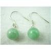Image 1 : Perfect Green Jade Ball Sterling Silver#1949232