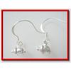 Image 1 : Piggy Lovers Dangle Sterling Silver Earrings #1949270