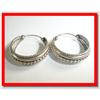 Image 1 : Designer Hoop Solid Sterling Silver Earrlings #1949320