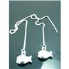 Image 1 : Fish Threader 925 Sterling Silver Earrings #1949373