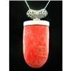 Image 1 : Red Jasper Solid Sterling Silver Pendant #1949388
