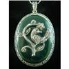 Image 1 : Unique Garnet Marcasite Sterling Silver Pendant#1949440