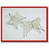 Image 1 : Double Butterfly Lacework Pendant Silver #1949642