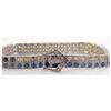 Image 1 : Sterling Diamonbar 2 row buckle bracelet #1949938