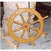 Image 1 : 1920 1940 Authentic Wooden Ship's Wheel #1950046