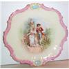 Image 1 : Hand Painted Limoges Romantic Scene Plate #1950293