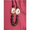 Image 1 : Unusual Wooden beads and Shells necklace #1950550