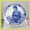 Image 1 : Blue Delft Plate Transferware Perugini Chemkefa#1950714