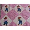 Image 1 : Quilt With Applique Little Men #1950774