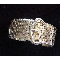 Textured cuff bracelet with buckle #1950872