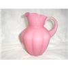 Image 1 : FENTON PINK SATIN PITCHER - RARE #1950932