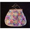 Image 1 : Floral Wool Tapestry  Bag with Snake Clasp #1951373