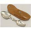 Image 1 : Medicine Spoon Sterling with pouch #1951594