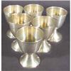Image 1 : Egg Cups (Set of Six) Hand made 800 Silver  #1951596