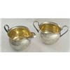 Image 1 : Creamer & Sugar Bowl Set  Sterling c1940 #1951610