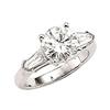 Image 1 : G VS1 diamond ring 3.1 carat baguette diamonds #1952183