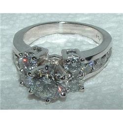 4.01 carats PLATINUM DIAMOND RING engagement#1952222