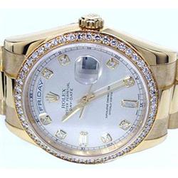 4.25 carats diamond bezel for rolex breitling#1952224