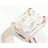 Image 1 : 0.5 carats diamond ring emerald cut jewelry#1952284