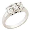 Image 1 : 0.75 CARATS engagement ring DIAMOND RING three#1952656