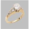 Image 1 : 2.01 CT VS1/VVS1 DIAMOND solitaire ring accents#1952689