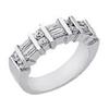 Image 1 : 1.23 carat diamond wedding band ring straight#1952714