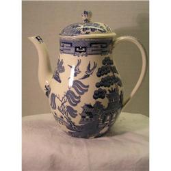 Wedgwood Blue Willow Coffee Pot #1952919