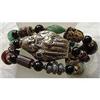 Image 1 : Sterling Silver Buddha and Gemstone Bracelet #1973676