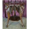 Image 1 : ANTIQUE STYLE HORSE RELIEF ACCENT PARLOR TABLE #1973780
