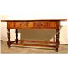 Image 1 : LG EUROPEAN TURNED 2 DR CONSOLE SOFA TABLE #1973789