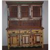 Image 1 : ANTIQUE RUSTIC PRIMITIVE PAINT HUTCH CUPBOARD #1973794