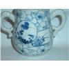 Image 1 : CHINESE BLUE AND WHITE TWO HANDLE VASE #1973889