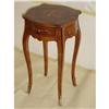 Image 1 : marquetry louis xv side table with 1 drawer  #1983498