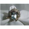 Image 1 : Aquamarine & Diamond Ring #1983704