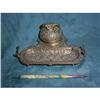 Image 1 : Messing Inkwell with Lizard on top. #1983716