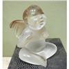 Image 1 : Marie-Claude LALIQUE Angel Figurine, Crystal #1993658