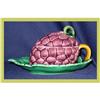 Image 1 : French Majolica Bowl Grape Ceramic #1993780