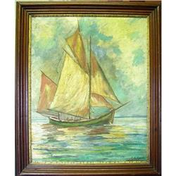 Sailboat Oil Painting #1993833