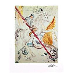 SALVADOR DALI SIGNED St GEORGE & DRAGON LTD/ ED#1993843