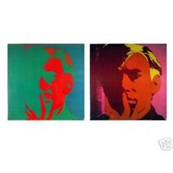 FAB RARE 2 PRINT COLLECTION ANDY WARHOL SELF #1993846