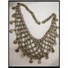 Image 1 : Egyptian Revival silver turquoise  bib necklace#1993860