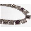 Image 1 : ART DECO Amethyst FILIGREE Fancy Necklace  #1993918
