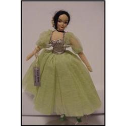 Doll Ravca Ballet Ballerina in Green Papier #1994011