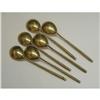 Image 1 : Russian soviet time 6 spoon, silver gilded #1994106