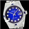 Rolex Ladies Stainless Steel, Diam Dial & Diam/Sapphire Bezel, Sapphire Crystal