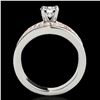 Image 2 : 1.3 ctw Certified Diamond Solitaire Ring 10k 2Tone Gold - REF-190Y9X