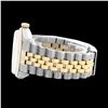 Image 4 : Rolex Men's Two Tone 14K Gold/SS, QuickSet, Diamond Dial with Fluted Bezel